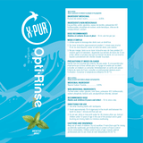 X-PUR Opti-Rinse Plus — 0.05% NaF 500 mL — Mint - Oral Science Boutique