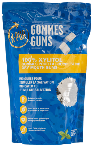 X-PUR Gommes 100 % Xylitol (Menthe poivrée - Sacs)