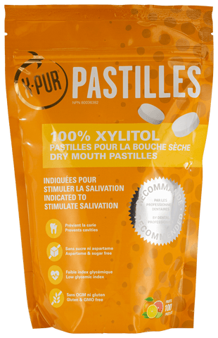 X-PUR Pastilles 100% Xylitol (Fruit - Bags)
